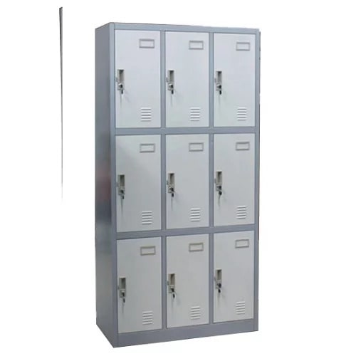 9 Doors  Metal Box  Lockers
