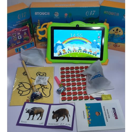Q37 - 8GB RAM - 256GB ROM - 7" - 4000mAh - Andriod Educational Tablet - Green