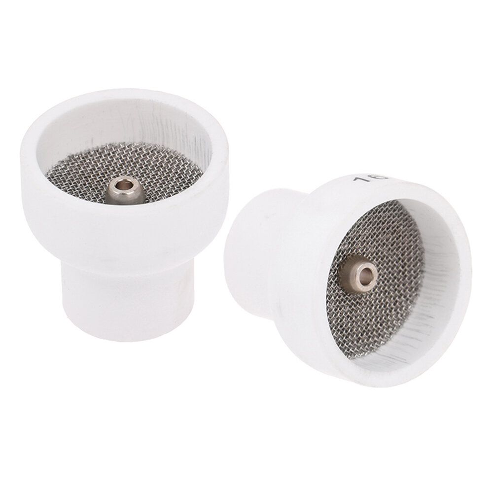 12/16# White Ceramic Nozzle Alumina Cup For WP9/20/17/18/26