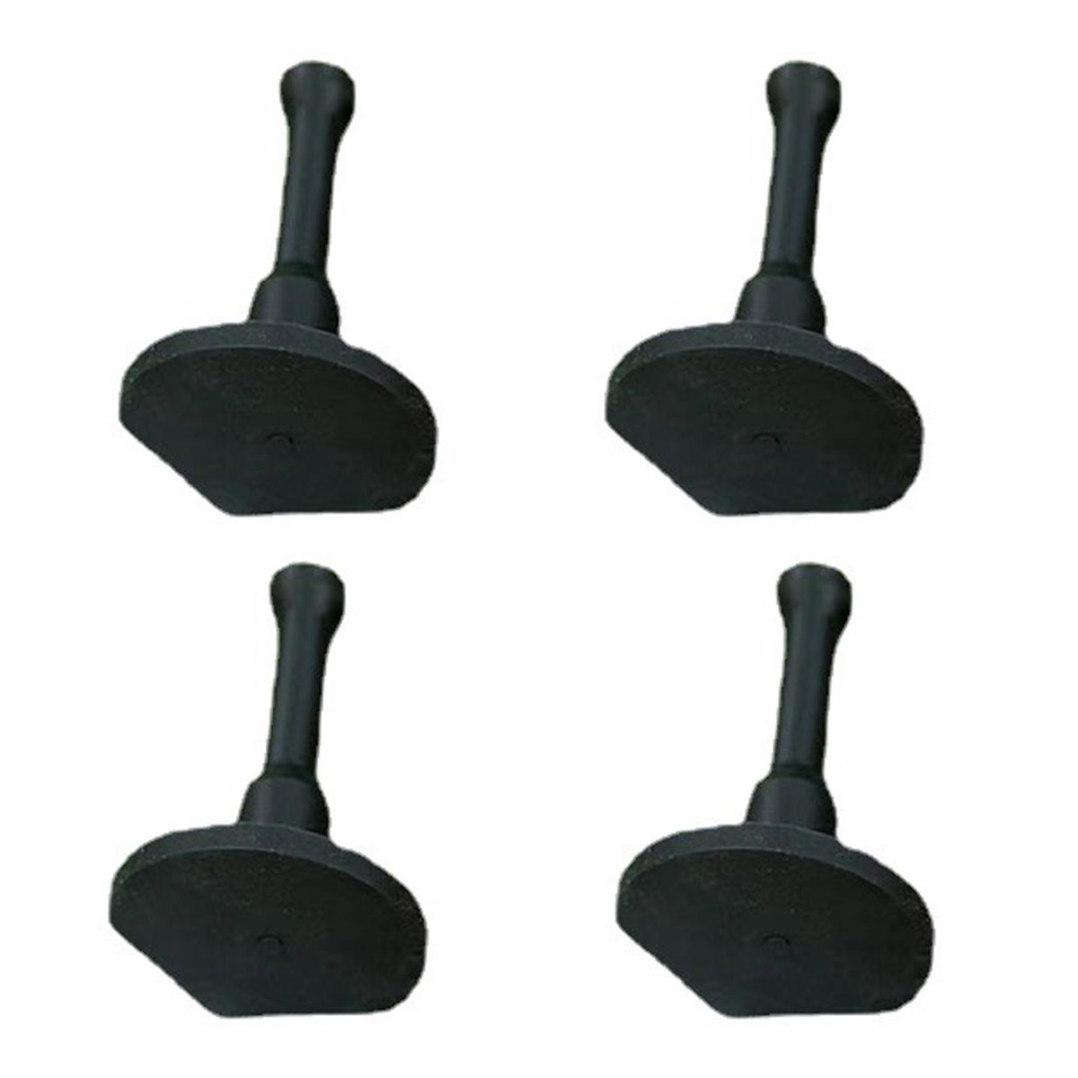 4Pcs Golf Ball Bases Small Golf Ball Stand Holder Tees Black