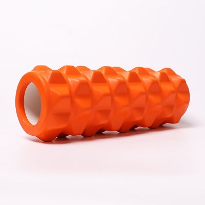 Rubber Hollow Mace Yoga Columns With Foam Orange