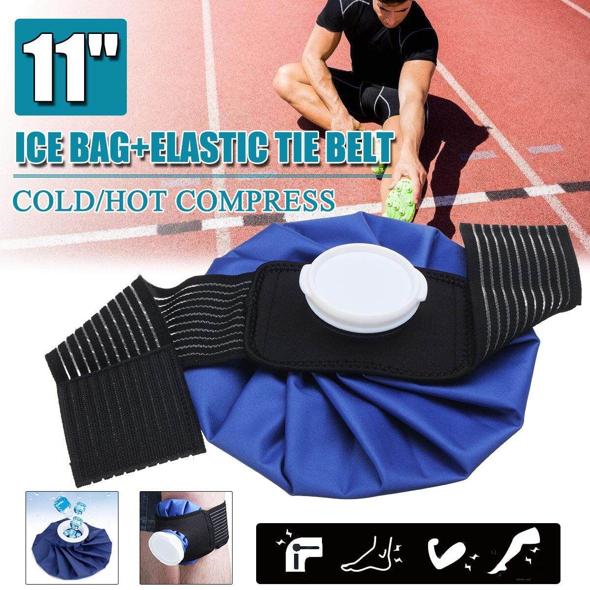 11'' Ice Bag Pack Wrap Belt Strap Hot Cold Therapy Knee Ankle Pain Injury Care