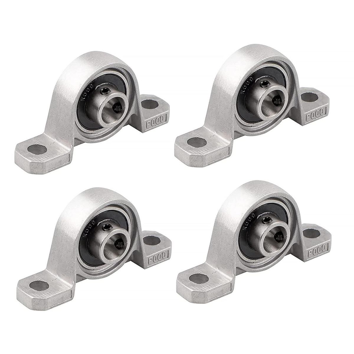 4 Pcs Bearing Housing Flange Bearing 10mm KP000 Ball Bearing Block Pillow Block Bearing for Spare Parts for 3D Printer