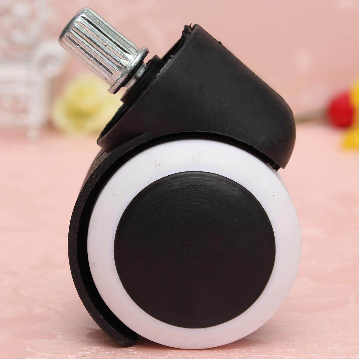 Office Chair Caster Circlip Plunger Screw Mute Wheel Floor Furniture Replacement Plunger Mute Wheel Black