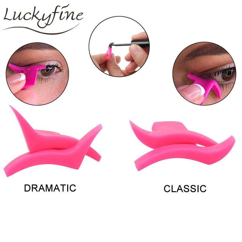 Wing Stamp Classic Winged Eyeliner Stamp 2 Wing Stamps In 1 Stamp Dramatic (large) Package