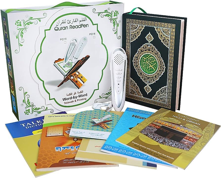 Digital Ramadan Quran Talk Pen Recite FM MP3 TF Card 6 Books