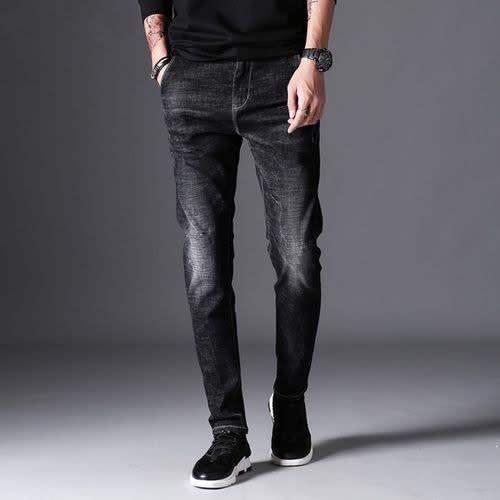 Smart Stock Jeans For Men - Mixed Black