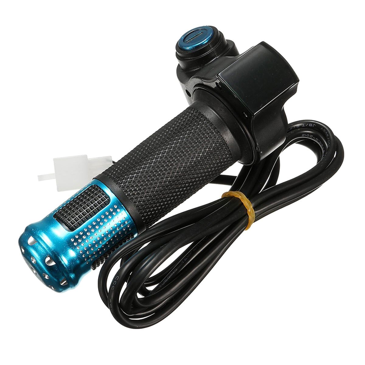 Electric E-bike Bicycle Throttle Grip Scooter Handlebar LEDs