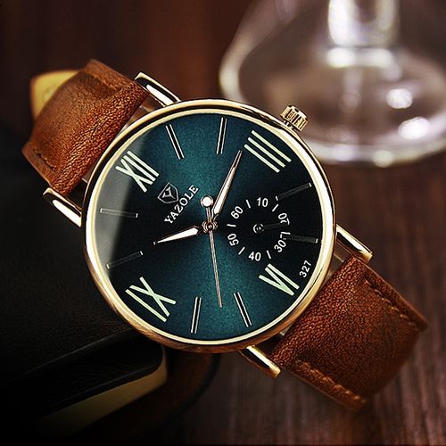 Top Luxury Brand Watch Fashion Women Quartz Watches Leather Wristwatch Gift For Female YZL327X-Brown