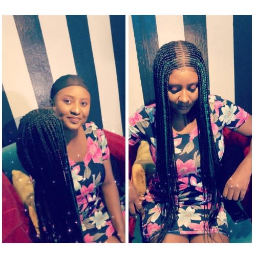 Wig Damie Tribal Feed In Braids.