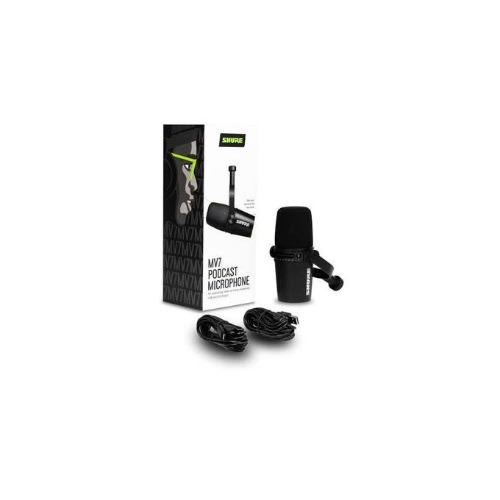 Shure MV7 Podcast Microphone - Black