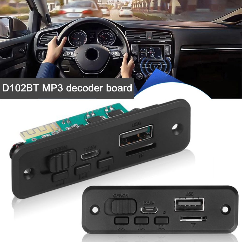 Decoder Board Power Amplifier Board Bluetooth-compatible MP3 Audio Accessories