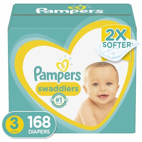 Diapers Size 3, 168 Count - Swaddlers Disposable Baby Diapers