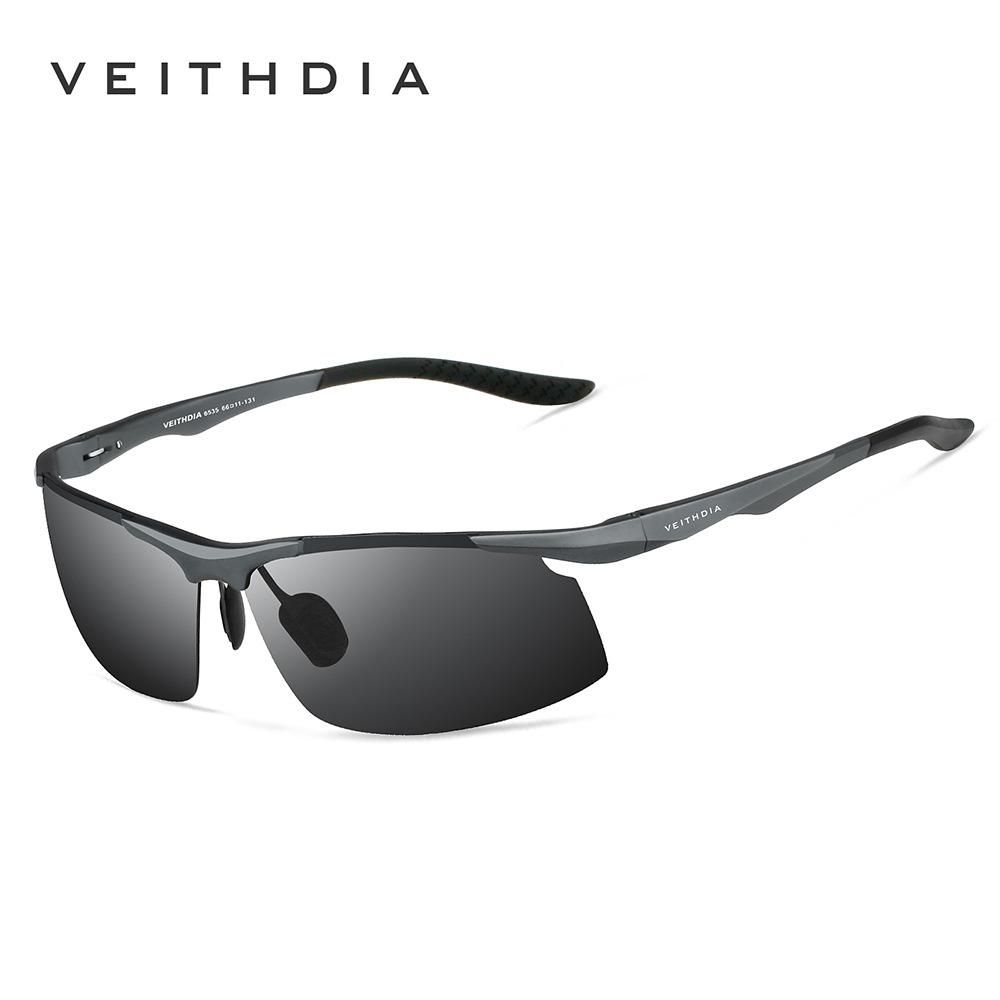 Men's Sunglasses Sports Half Frame Sunglasses Grey