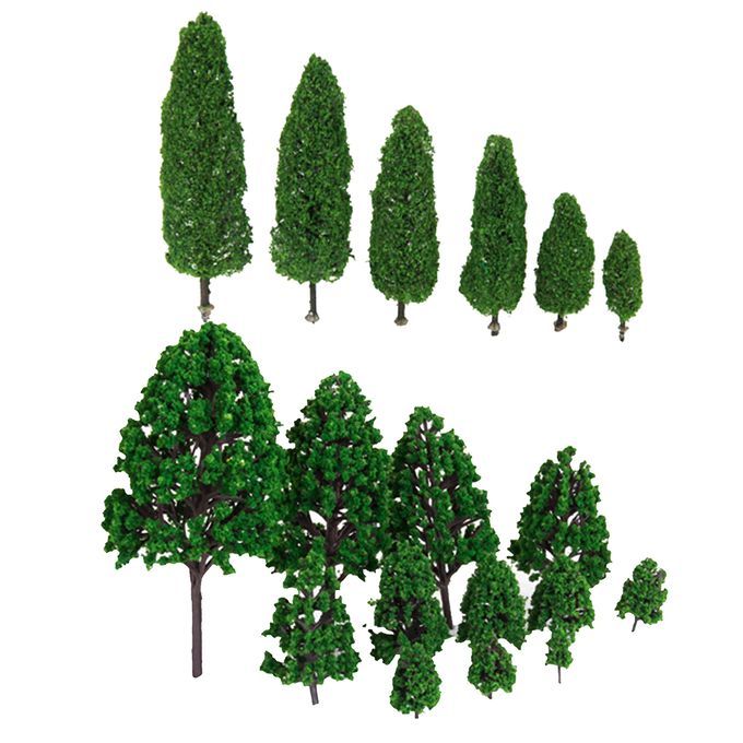 Model Cypress Tress And Mini Landscape Trees For Scenery Landscape