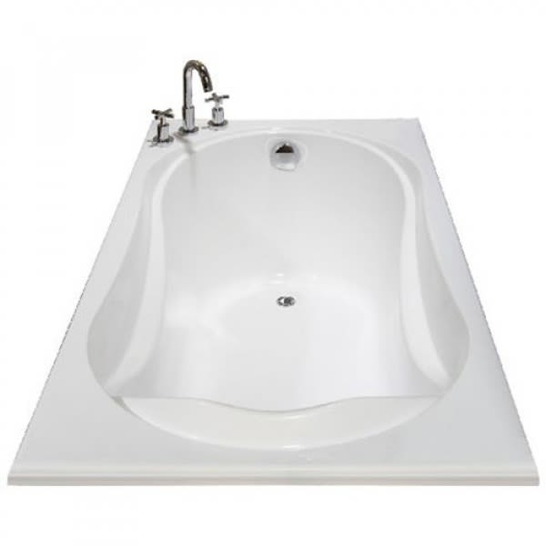 Fiber Bath Tub With Bath Mixer & Waste