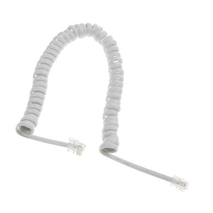 Coiled Telephone Phone Handset Cable Cord Coiled Length 1 To 5 Ft