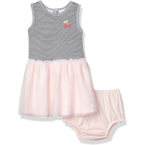 Baby Girl Cute Tulle Dress And Diaper Cover