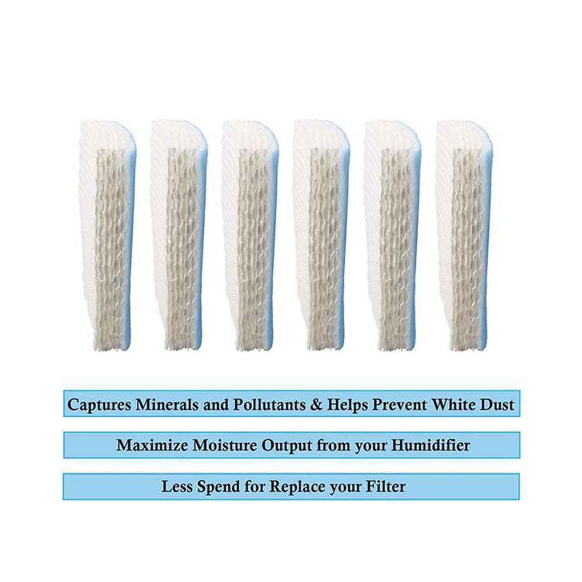 12PCS Replacement Air Humidifier Filter Fit for HFT600