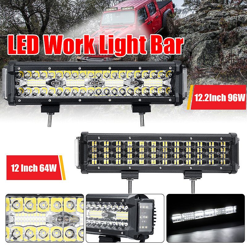 BuBucar 22 Inch 112W LED Work Light Bar Combo Driving Lamp Offroad SUV ATV UTV 4WD