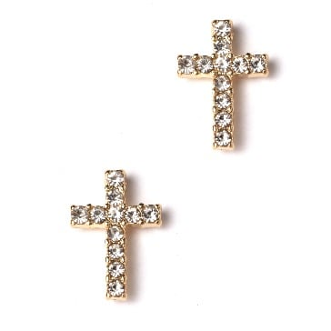 Cross Stud Earring