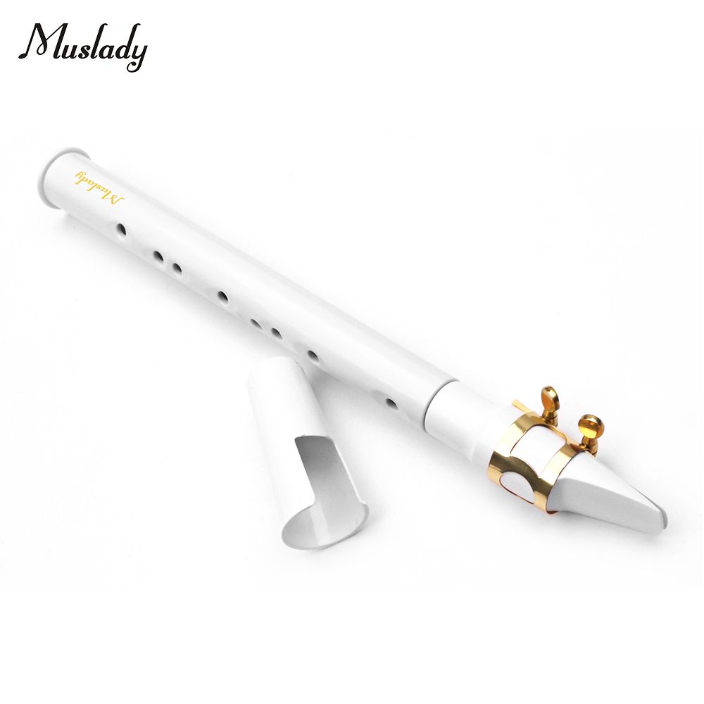 White Mini Pocket Saxophone Portable Little Sax