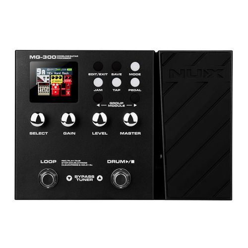 NUX MG-300 Guitar Multi-Effects Pedal Amp Modeling 3 Party