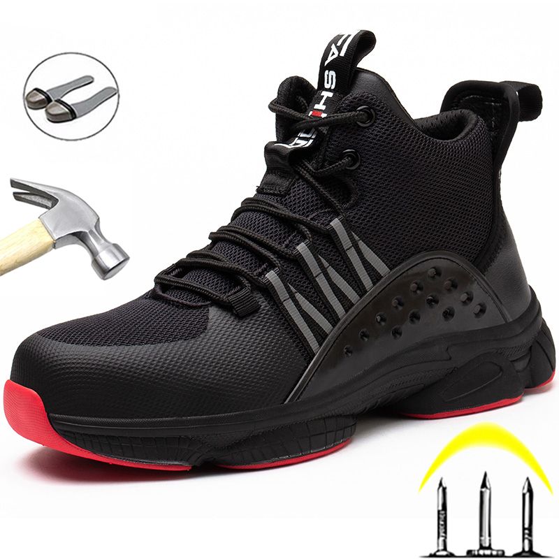 Lightweight Safety Shoes Men Work Sneakers Work Boots