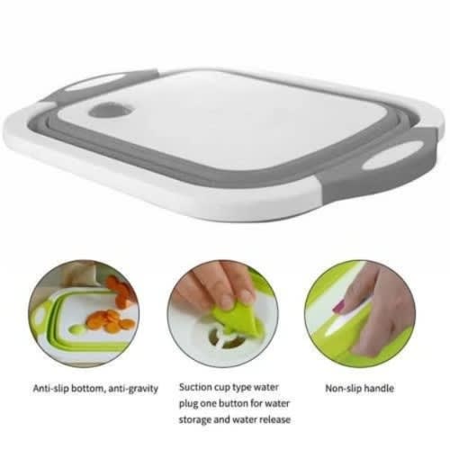 Foldable Chopping Board - Washing Bowl