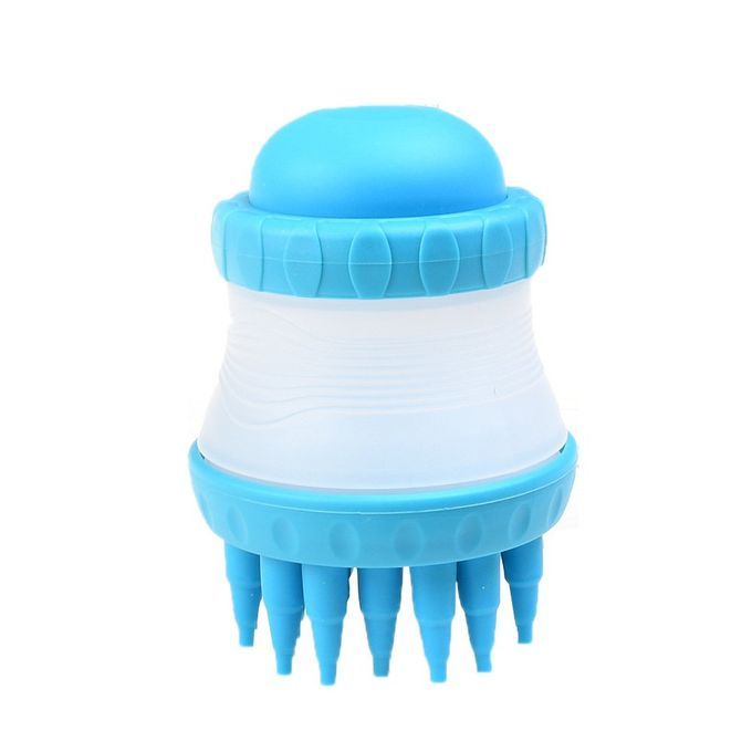 Pet Glove Brush Hair Comb Silicone Dog Cat Grooming Massage Soft Bath Shedding Blue