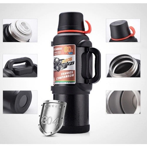 Okadi 4000ml Stainless Steel Flask With 2 Cups