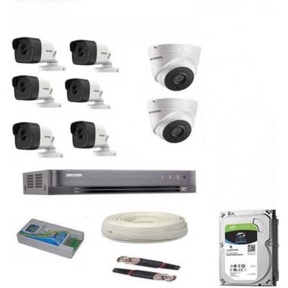 5mp Cctv Dvr Surveillance Camera System - 8pcs
