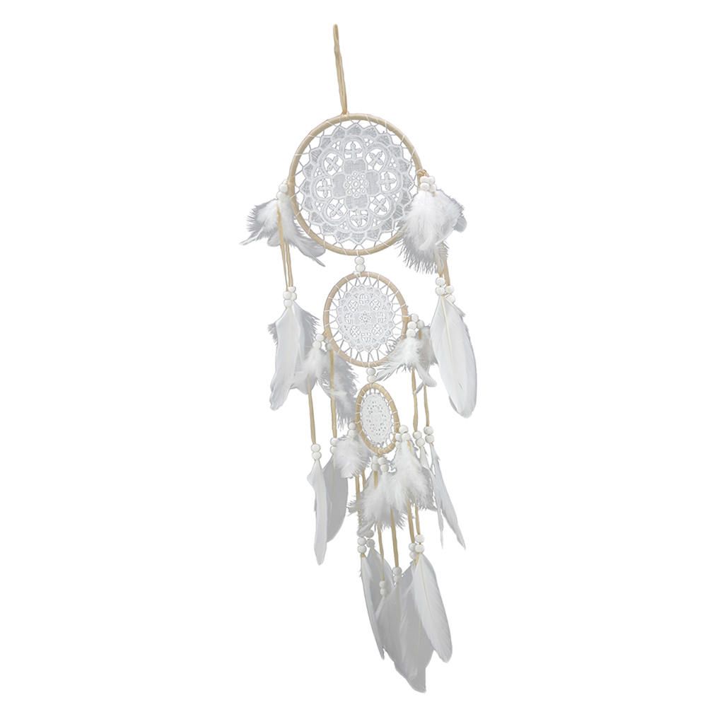 Handmade Dream Catcher W Lace Dream Catcher Feathers Catching