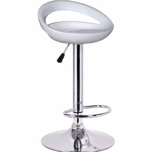 Openback Bar Stool - White
