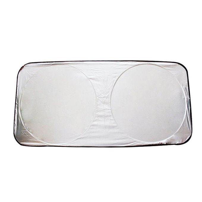 Auto  Ar Vehi Les Front Window Windshield Folding Visor Refle Tive UV Sunshade-white