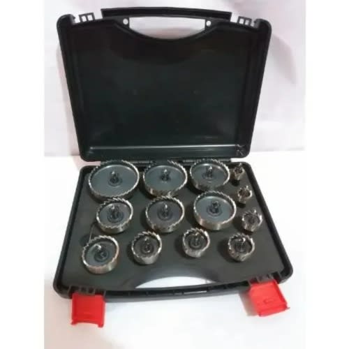 Hole Saw Set Hss Metal And Stainless - 13pcs