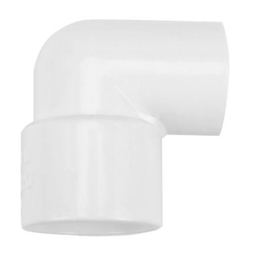 White PVC-U 20mm To 25mm Water Pipe Right Angle