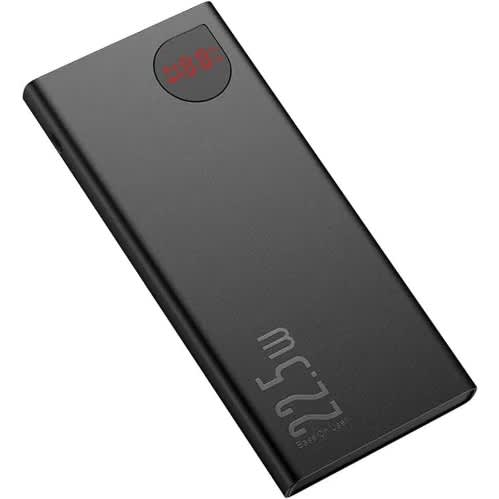 Adaman Metal Digital Display Quick Charge Power Bank - 22.5w 10000mAh