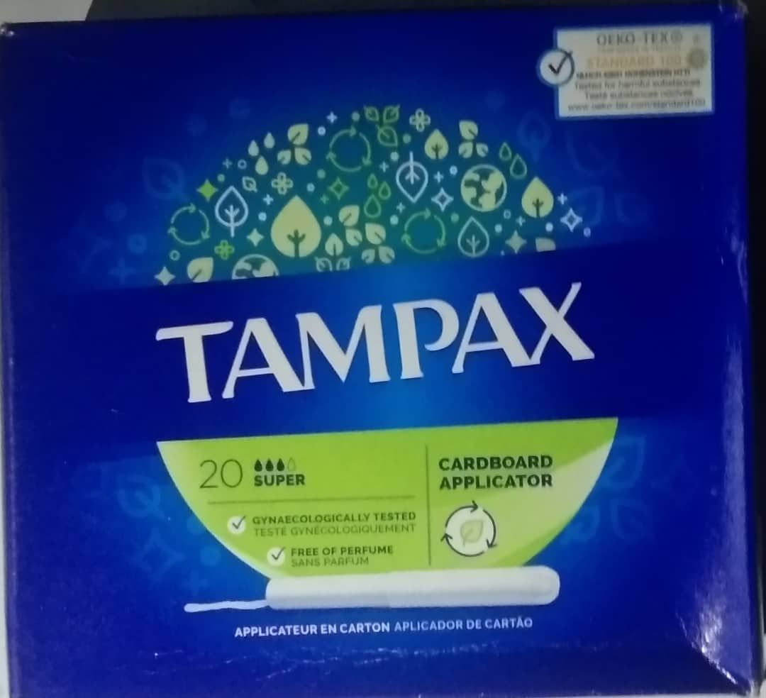 Super Tampons With Cardboard Applicator - 1Pack (20pcs)