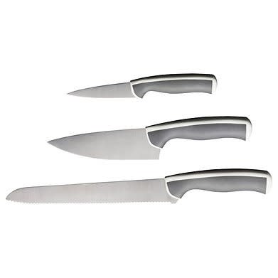Andlig 3-Piece Knife Set - Grey/White
