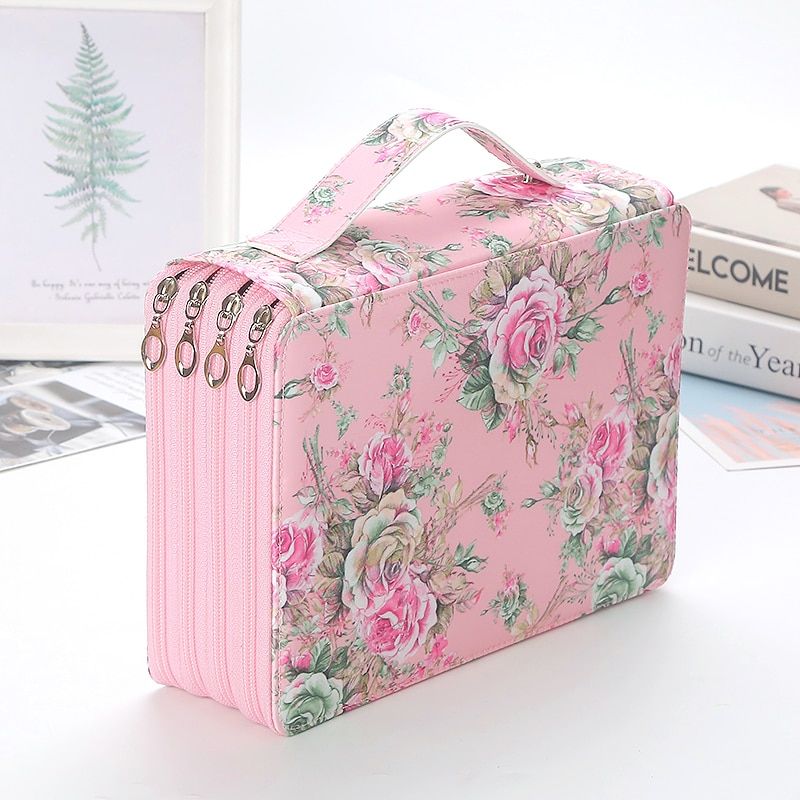 200/252 Slots School Pencil Case Large Capacity Pencilcase For Girls Boy Penal Stationery Pen Bag Kit Big Cartridge Box Supplies
