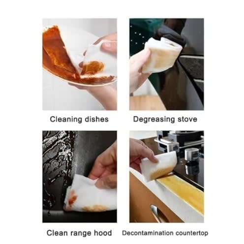 Stovetop Decontamination Oil Stain Cleaning Kitchen Wipes - 80pc
