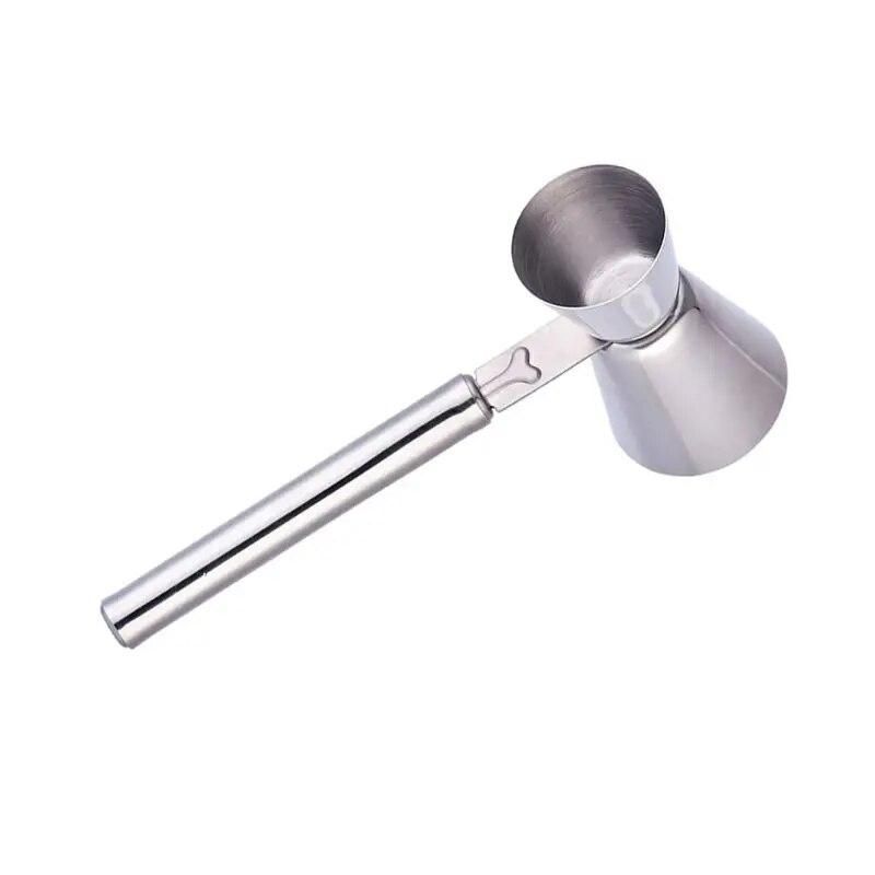 Stainless Steel Double Jigger 15/30mlMeasure Cup with Handle for Cocktail Bartender Bar Home Party Accessories
