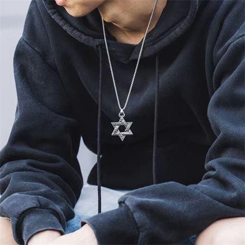 Six Star Pendant Necklace