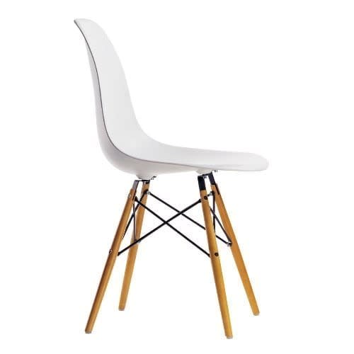 Restaurant Plastic Side Chair White