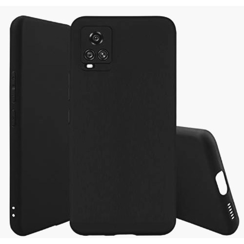 Back Case For Vivo V21e - Black