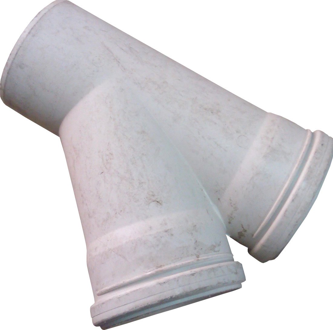 4" PVC Straight "Y" Tee