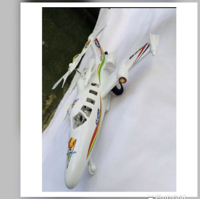 CHILDREN PUSH AND PULL TOY AEROPLANE FOR PLAY TIME