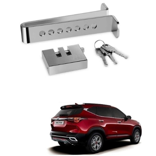 Throttle Adjustable Anti Theft Security Lock System Universal For All Cars - Silver