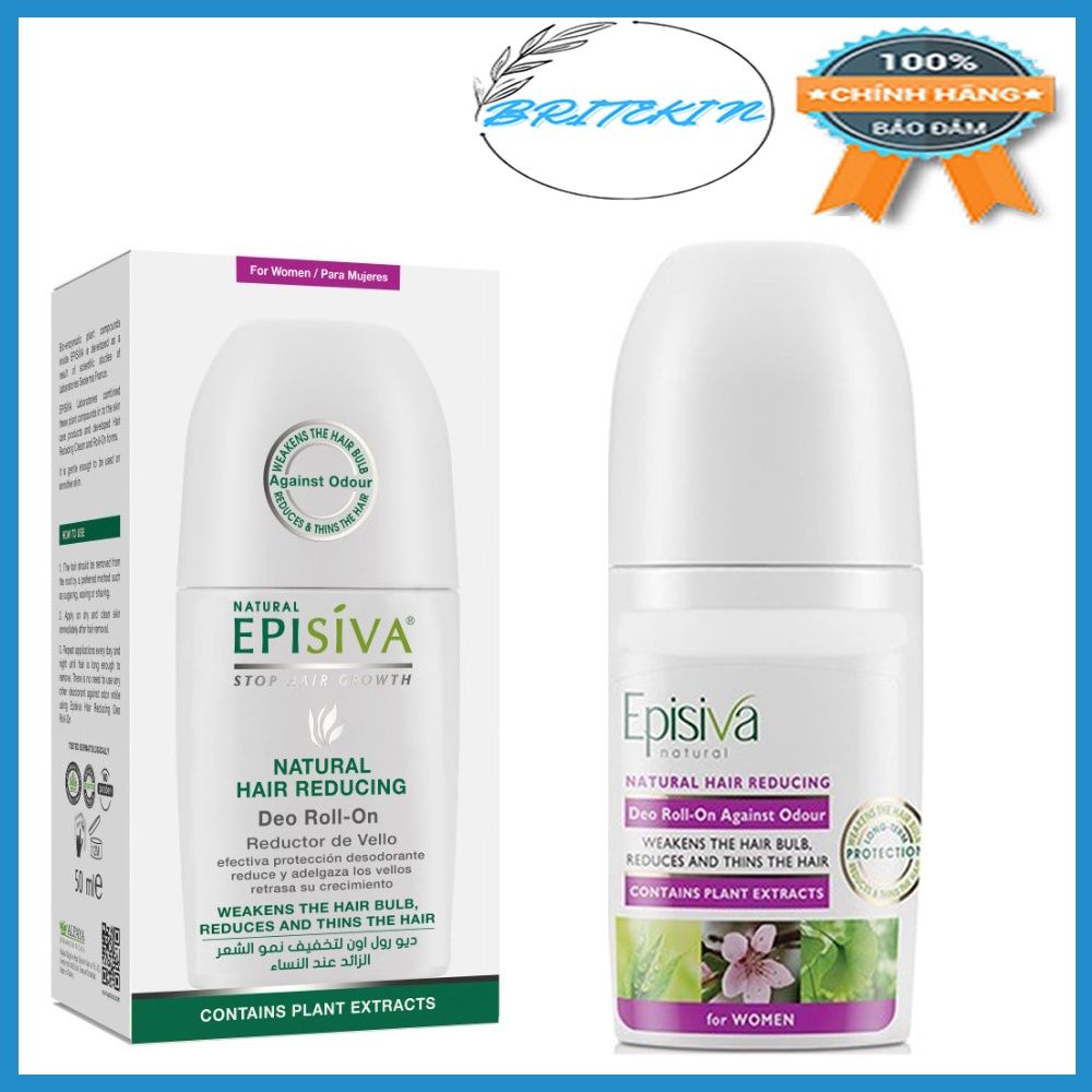EPISIVA HAIR REDUCING DEO ROLL-ON FOR WOMEN 50ML